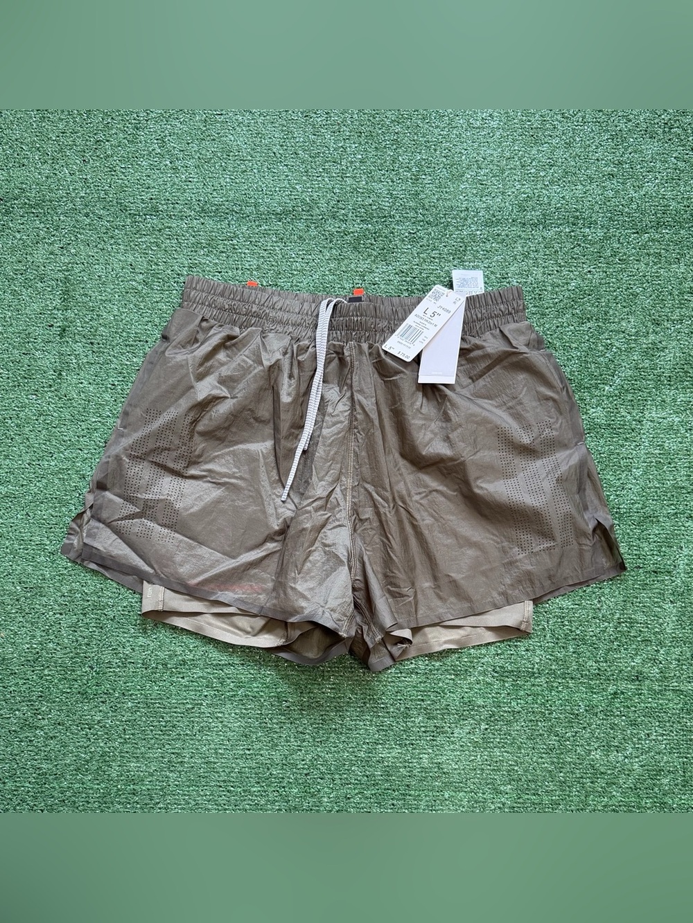 Adidas ADI365 HERMANOS KOUMORI RUNNING 2-IN-1 SHORTS Olive Men’s Large JY4089